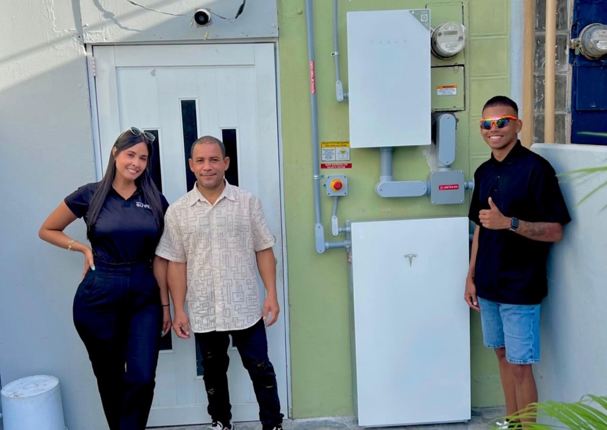 Foto de la instalación de Jorge Oquendo
